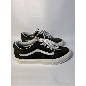VANS Shoes Mens Woman's 6.5 8 Dark‎ Green Old School HEIQ eco Dry Dunpoint